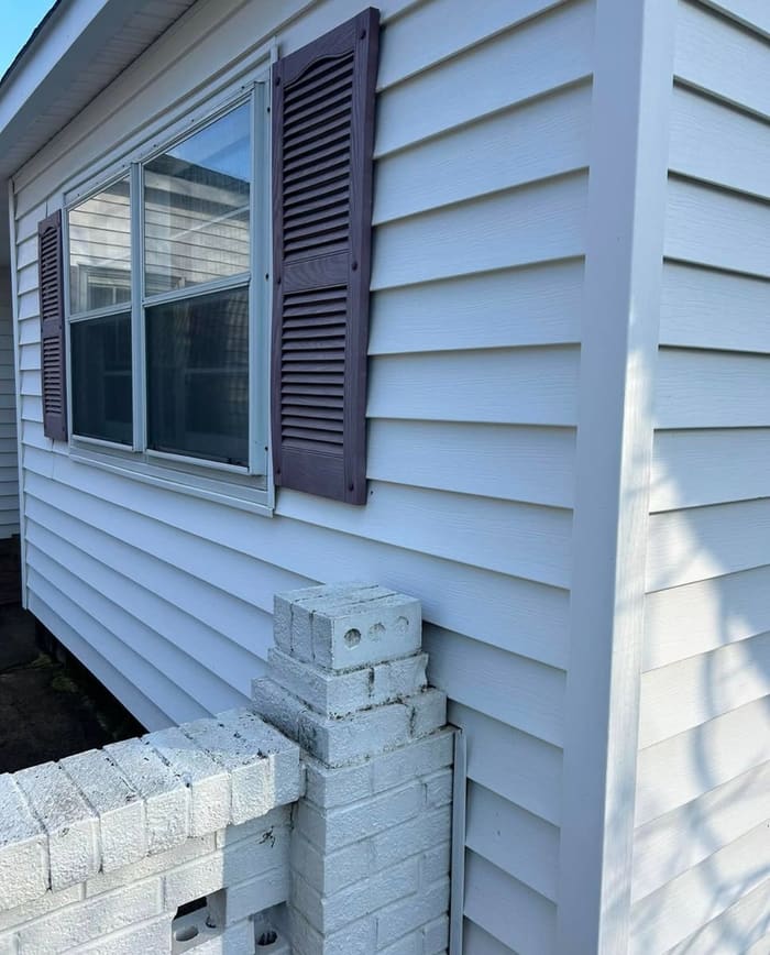 Clean bright siding after house washing in Athens, GA